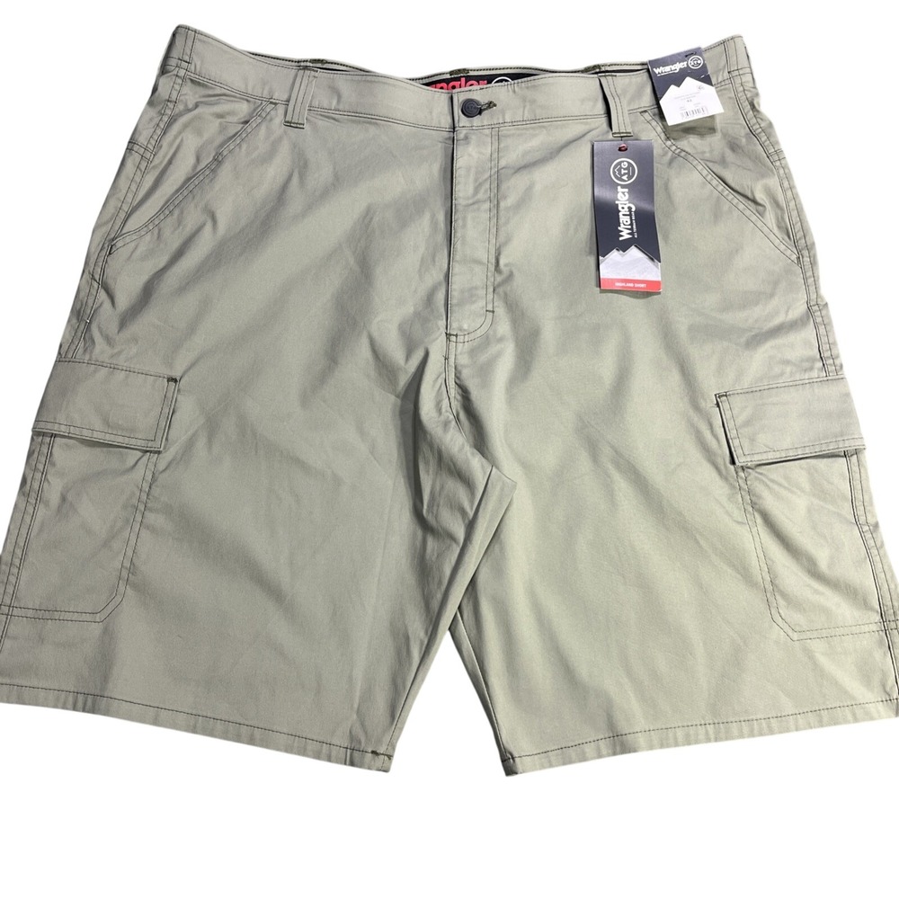Wrangler Cargo Shorts Mens 42 All Terrain Peak Gear Performance Utility Hiking